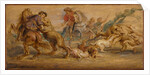 Study for 'The Bear Hunt', c. 1639 by Peter Paul Rubens