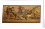Study for 'The Bear Hunt', c. 1639 by Peter Paul Rubens