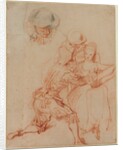 Study for 'The Romancer', c. 1716 by Jean Antoine Watteau