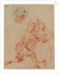 Study for 'The Romancer', c. 1716 by Jean Antoine Watteau