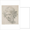 Study for the Head of St. Michael, 1633 by Pietro da Cortona
