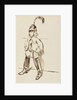Study of a Child in Helmet and Boots by Charles Samuel Keene