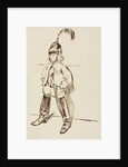 Study of a Child in Helmet and Boots by Charles Samuel Keene