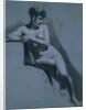 Study of a Nude Woman, Seated Looking to the Right, c. 1810 by Pierre-Paul Prud'hon