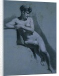 Study of a Nude Woman, Seated Looking to the Right, c. 1810 by Pierre-Paul Prud'hon