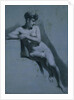 Study of a Nude Woman, Seated Looking to the Right, c. 1810 by Pierre-Paul Prud'hon