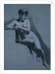Study of a Nude Woman, Seated Looking to the Right, c. 1810 by Pierre-Paul Prud'hon