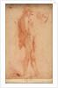 Study of a Standing Male Nude, with a Study of Head in Three-Quarter Profile, c. 1640 by Cecco Bravo