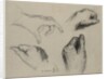 Study of Hands, 1800s by Théodule Ribot