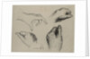 Study of Hands, 1800s by Théodule Ribot