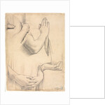 Study of Hands, 1842 by Jean-Auguste-Dominique Ingres