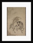 Su Dongpo Riding a Donkey, late 16th to early 17th century by Reietsu