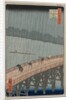 Sudden Shower over Shin-Ohashi Bridge and Atake…, 1857 by Ando Hiroshige