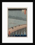 Sudden Shower over Shin-Ohashi Bridge and Atake…, 1857 by Ando Hiroshige
