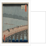 Sudden Shower over Shin-Ohashi Bridge and Atake…, 1857 by Ando Hiroshige