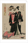 Sugatano of Sugata Ebisuya in the Morning, Hour of the Rabbit…, 1812 by Kikugawa Eizan