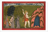 Sugriva Challenges his Brother Bali, c. 1720 by Unknown