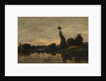 Sunset on the River Oise, 1866 by Charles François Daubigny