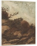 Sunset Over the Hill, last half 1800s by Alphonse Legros
