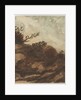 Sunset Over the Hill, last half 1800s by Alphonse Legros