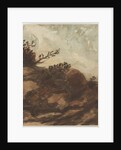 Sunset Over the Hill, last half 1800s by Alphonse Legros