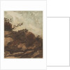 Sunset Over the Hill, last half 1800s by Alphonse Legros