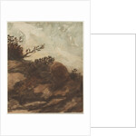 Sunset Over the Hill, last half 1800s by Alphonse Legros