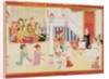 Svetambara Jain Teacher Giving Instruction, c. 1750-60 by Sahib Ram (possibly)