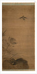Swallow and Lotus, mid-1200s by Fachang Muqi (attributed to)