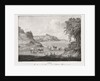 Syrmien, Markt und Ruinen des Schlosses Sharengrad by Jakob Alt