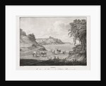 Syrmien, Markt und Ruinen des Schlosses Sharengrad by Jakob Alt