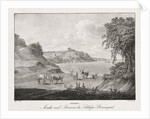Syrmien, Markt und Ruinen des Schlosses Sharengrad by Jakob Alt