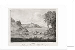 Syrmien, Markt und Ruinen des Schlosses Sharengrad by Jakob Alt