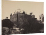 Taj Mahal, Back View of the Rest-House, with Figure, c. 1858-1862 by John Murray