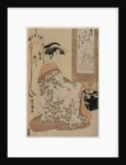 Takigawa of Ogiya, from the series Beauties as the Seven Komachi, c. 1793-97 by Utagawa Toyokuni