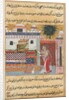 Tales of a Parrot: The Twelfth Night: the parrot addresses Khujasta…, c. 1560 by Unknown