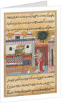 Tales of a Parrot: The Twelfth Night: the parrot addresses Khujasta…, c. 1560 by Unknown
