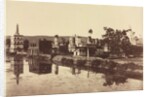 Tank and Temples at Bunshunkuree, c. 1857 by Col. Thomas Biggs; J. Murray