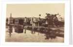 Tank and Temples at Bunshunkuree, c. 1857 by Col. Thomas Biggs; J. Murray