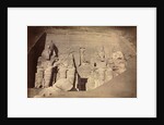 Temple of Ramesses II, Abu Simbel, c. 1860s by Antonio Beato