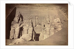 Temple of Ramesses II, Abu Simbel, c. 1860s by Antonio Beato