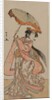 The Actor Segawa Kikunojo II Dancing with a Parasol, late 1770s by Katsukawa Shunsho