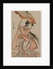 The Actor Segawa Kikunojo II Dancing with a Parasol, late 1770s by Katsukawa Shunsho