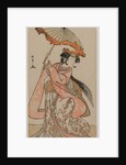 The Actor Segawa Kikunojo II Dancing with a Parasol, late 1770s by Katsukawa Shunsho