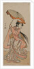 The Actor Segawa Kikunojo II Dancing with a Parasol, late 1770s by Katsukawa Shunsho