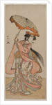 The Actor Segawa Kikunojo II Dancing with a Parasol, late 1770s by Katsukawa Shunsho