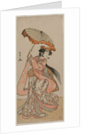 The Actor Segawa Kikunojo II Dancing with a Parasol, late 1770s by Katsukawa Shunsho