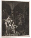 The Alchymist, in Search of the Philosopher's Stone, Discovers Phosphorus, and Prays…, 1775 by William Pether