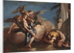 The Angels Appearing to Abraham, 1750s by Francesco Guardi