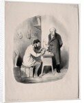 The Artists, plate 2: You must model me in this manner one day, 1848 by Honoré Daumier